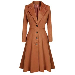 Hengshikeji-Women Coats Omens Lapel