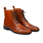 Iroha - Men’s Orange Tan Calf Leather Boot