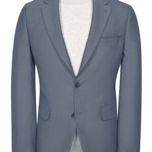 Grey Texture Tailored Smart Fit Coat