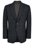 Black Check Tailored Smart Fit Coat