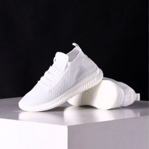 women premium white sports shoes