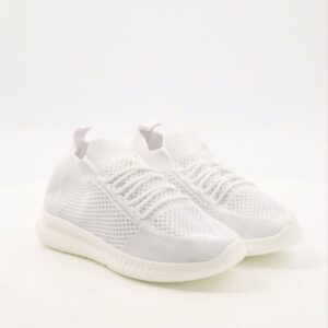 women premium white sports shoes