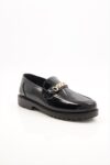 men leather black formal shoes