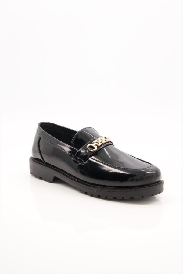 men leather black formal shoes
