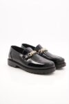 men leather black formal shoes