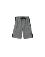 Dark Grey Cargo Shorts with Drawstring Waist